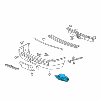 OEM 2012 Chevrolet Suburban 1500 Tailpipe Extension Diagram - 22756941