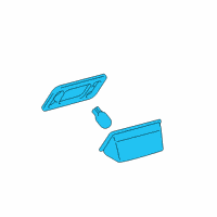 OEM Toyota Avalon License Lamp Diagram - 81270-07020