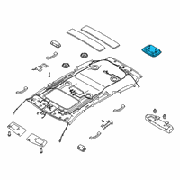 OEM 2021 Kia Telluride Lamp Assembly-Cargo Diagram - 92620S9000GYT