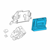 OEM 2016 Chevrolet Silverado 3500 HD Module Diagram - 13587704