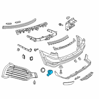 OEM Chrysler Sensor-Park Assist Diagram - 1TK84TZZAA