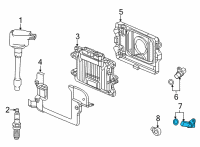 OEM 2020 Honda Accord Sensor Assembly, Crank Diagram - 37500-6B2-A01