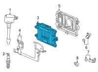 OEM 2022 Acura TLX CONT MOD, POWERTRAIN Diagram - 37820-6S8-A55