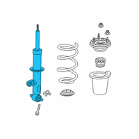 OEM 2020 Chevrolet Silverado 1500 Strut Diagram - 84519549