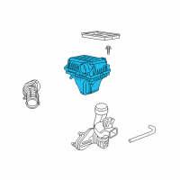 OEM 2005 Dodge Magnum Air Cleaner Diagram - 4591867AD