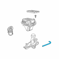 OEM Dodge Magnum Hose-Make Up Air Diagram - 4892336AA