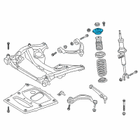 OEM 2016 BMW M6 Guide Support Diagram - 31-31-7-842-400