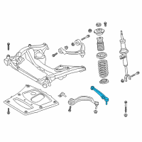 OEM BMW M5 Bottom Rubber Mount Wishbone, Right Diagram - 31-12-2-284-978