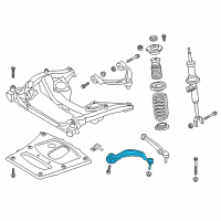 OEM BMW 650i Left Tension Strut With Rubber Mounting Diagram - 31-12-6-775-971
