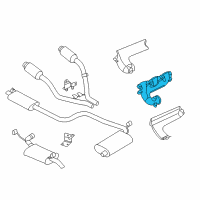 OEM 2001 Chrysler Prowler Exhaust Manifold Diagram - 4792457AC