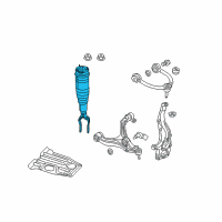 OEM 2017 Jeep Grand Cherokee Spring-Air Suspension Diagram - 68253209AE