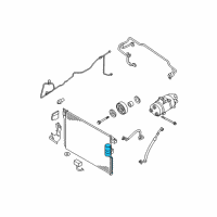 OEM 2005 Nissan Xterra Condenser & Liquid Tank Assy Diagram - 92100-EA500