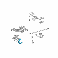 OEM 1999 GMC K2500 Shield, Front Brake Diagram - 15998039