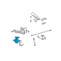 OEM 2000 GMC K2500 Steering Knuckle Diagram - 18060569