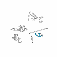 OEM 1999 GMC K1500 Front Upper Control Arm Kit Diagram - 12388431