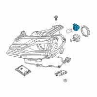 OEM 2017 Chevrolet Camaro Socket Diagram - 23255094