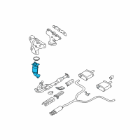 OEM 2009 Nissan Altima Three Way Catalytic Converter Diagram - 208A2-JA10A