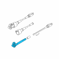 OEM Chevrolet S10 Steering Shaft Diagram - 26027256