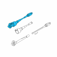 OEM 1993 Chevrolet S10 Steering Gear Coupling Shaft Assembly Diagram - 26039122