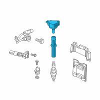 OEM 2018 Chevrolet Spark Ignition Coil Diagram - 12673523