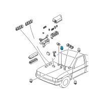 OEM 1998 Infiniti Q45 Relay Diagram - 25230-79981