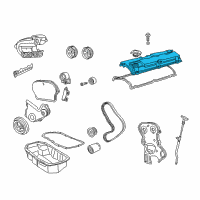 OEM Dodge Stratus Cover-Cylinder Head Diagram - 4852729AH