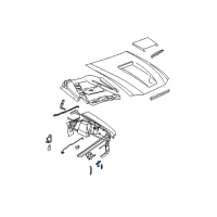 OEM 2000 Ford Mustang Lock Diagram - 3R3Z-16700-AA