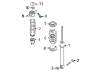 OEM 2022 Hyundai Santa Cruz Bolt-FLANGE Diagram - 11406-10806-K