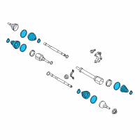 OEM Lincoln Boot Kit Diagram - CV6Z-3A331-B