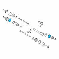 OEM Lincoln Boot Kit Clamp Diagram - AG9Z-3B478-A