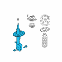 OEM 2011 Nissan Quest Strut Kit-Front Suspension, LH Diagram - E4303-1JA0B