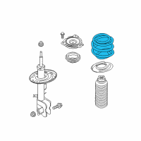 OEM Nissan Quest Spring-Front Diagram - 54010-1JB0A