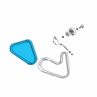 OEM Nissan Sentra Compressor Belt Diagram - 11720-5M000