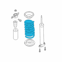 OEM 2019 Ford Police Responder Hybrid Coil Spring Diagram - DG9Z-5560-G