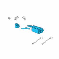 OEM 2010 Chevrolet Camaro Canister Asm-Evap Emission Diagram - 92226690