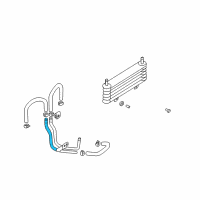 OEM Hyundai Tube Assembly-Oil Cooler Diagram - 25470-39160