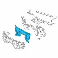 OEM BMW i8 Sound Insulation, Electric Motor Diagram - 51-48-7-314-946