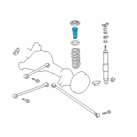 OEM 2005 Lexus LX470 Spring, Hollow Diagram - 48313-60050