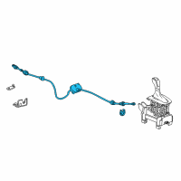 OEM Chevrolet Trax Shift Control Cable Diagram - 95421257