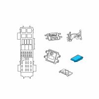 OEM Dodge Charger Module-Transmission Control Diagram - 5150240AB