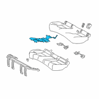 OEM 2020 Toyota Avalon Seat Cushion Heater Diagram - 87510-07030