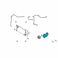 OEM Nissan Versa Compressor Wo Cl Diagram - 92610-CJ63A