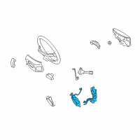 OEM Lexus LS460 Switch Assy, Steering Pad, W/Modulator Diagram - 84240-50050