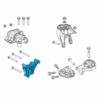 OEM 2018 Ram ProMaster 2500 Bracket-Engine Mount Diagram - 4893392AA