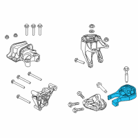 OEM Ram ISOLATOR-Transmission Mount Diagram - 68157408AB