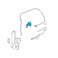 OEM GMC Sierra 2500 Rear Motor Diagram - 15173034