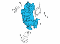 OEM Hyundai Elantra CONVERTER MODULE ASSY-W/UP CAT Diagram - 28500-2M700