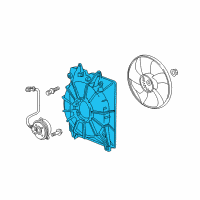 OEM 2018 Honda Odyssey Shroud Diagram - 19015-5MR-A01