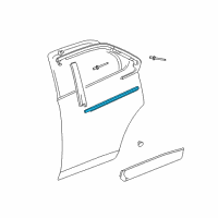 OEM 2016 GMC Terrain Belt Weatherstrip Diagram - 23193174