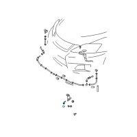 OEM 2012 Lexus IS F Hose Diagram - 90075-15047